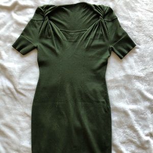 Hunter Green Banana Republic Sweater Dress